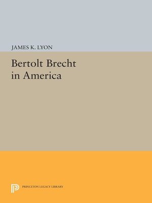 cover image of Bertolt Brecht in America